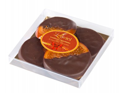 Rondelles d'oranges confites chocolat noir 70% – Vincent Vallée
